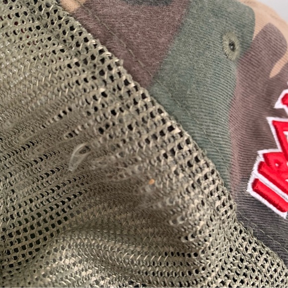 Official Iron Maiden Snapback Camo Hat Legacy Of The Beast Mesh Back - Picture 3 of 7